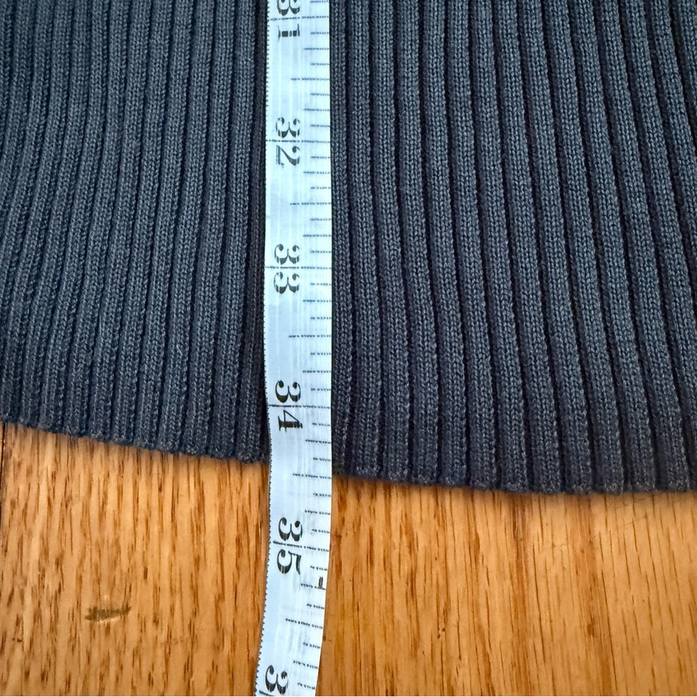 Eileen Fisher Cardigan Charcoal Tencel Cardigan Medium - Picture 5 of 7